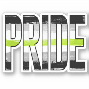Agender Pride Word