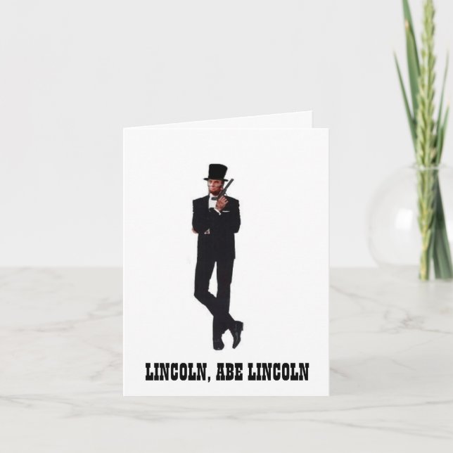 Agent Abe Note Cards (Front)