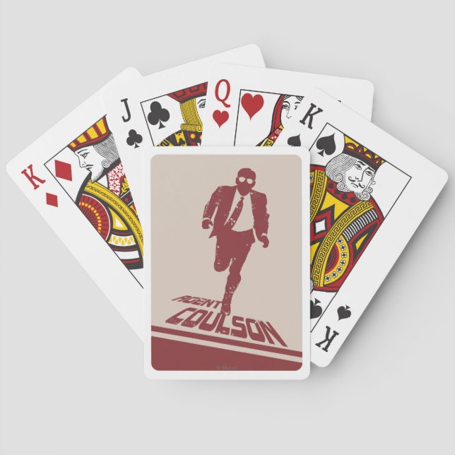 Agent Coulson Graphic Playing Cards (Back)
