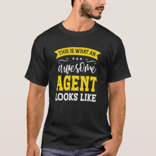 Agent Job Title Employee Funny Worker Profession A T-Shirt