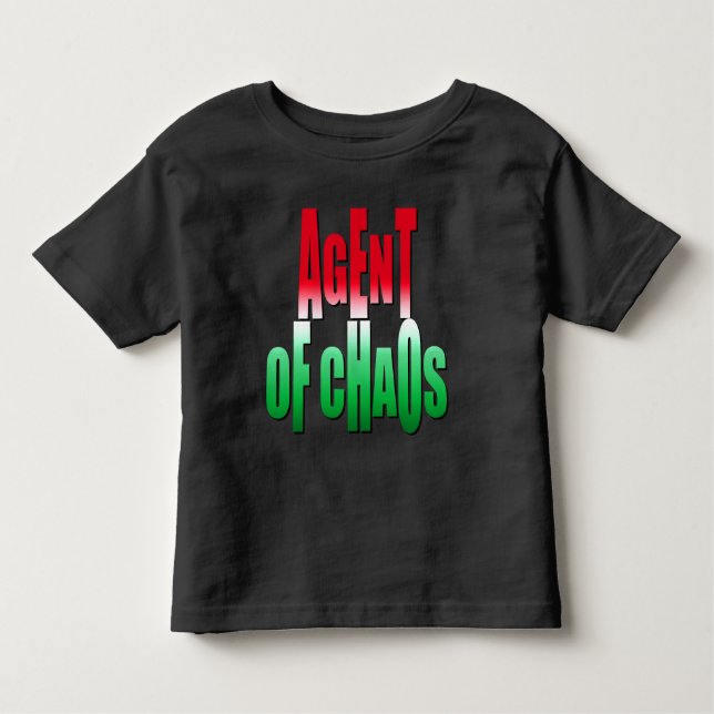 Agent of Chaos Toddler T-Shirt (Front)