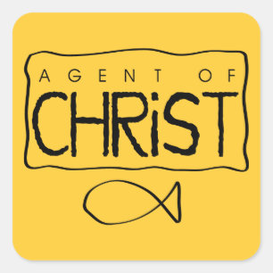 Agent of Christ Sticker