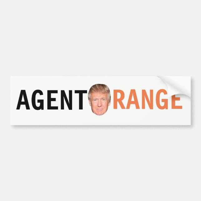 Agent Orange Bumper Sticker (Front)