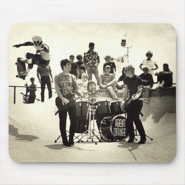 Agent Orange "SkateVisions" Mouse Pad (Front)