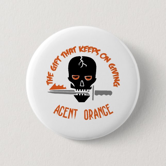 Agent Orange The Gift LIGHT 6 Cm Round Badge (Front)