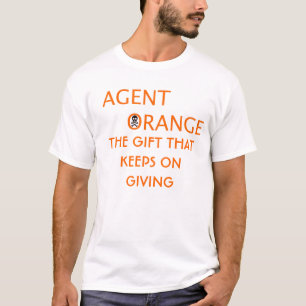 agent orange THE GIFT THATKEEPS ON GIVING T-Shirt