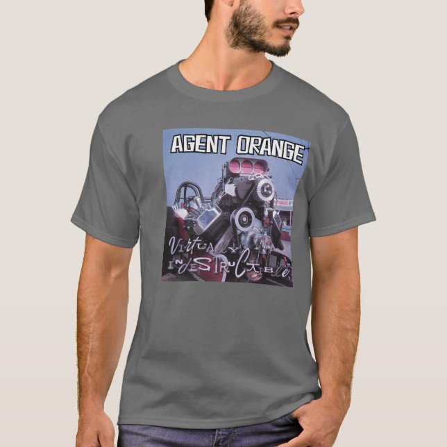 Agent Orange "Virtually Indestructible" T-Shirt (Front)
