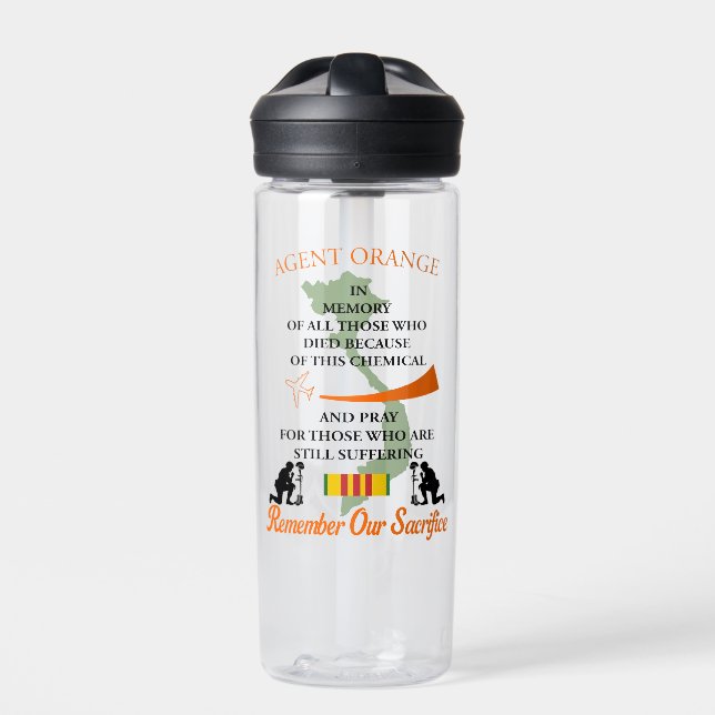 Agent Orange Water Bottle (Front)