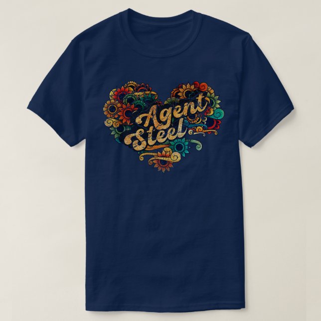 Agent Steel T-Shirt (Design Front)