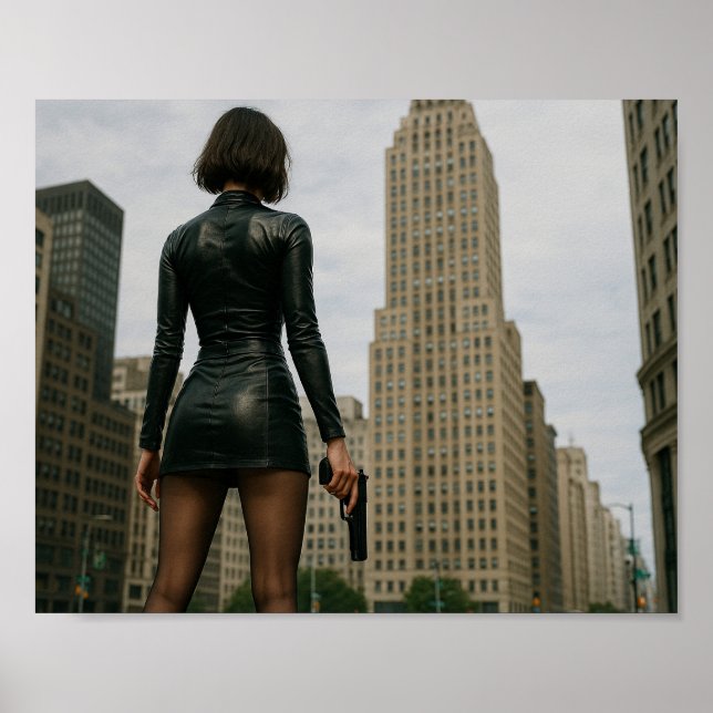 Agentin Black Poster (Front)