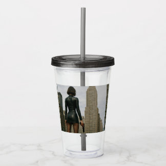 Agentin Black Poster Acrylic Tumbler