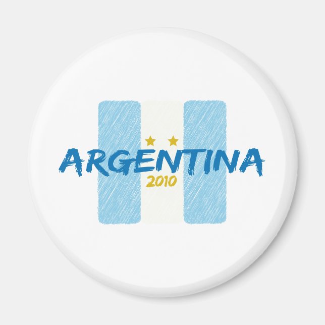 Agentina Futbol 2010 Magnet (Front)