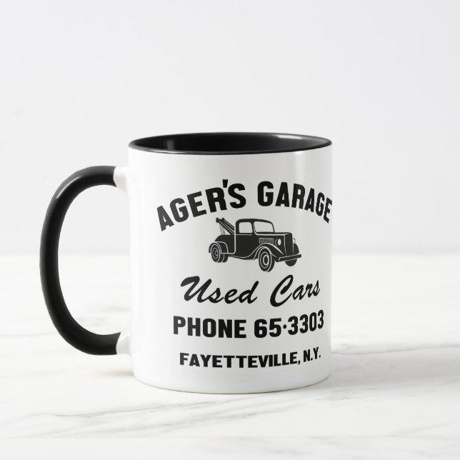 Ager's Garage Mug (Left)