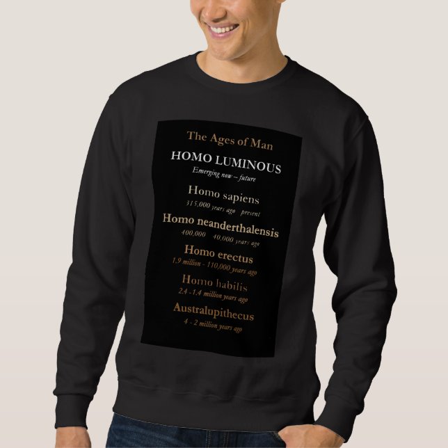 Ages Of Man Mens Sweatshirt (Front)