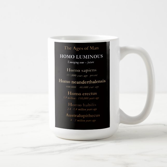 Ages Of Man Mug 11 Oz Or 15 Oz (Right)