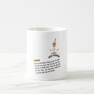 Ages Wisdom mug "optimism" comic positive truth