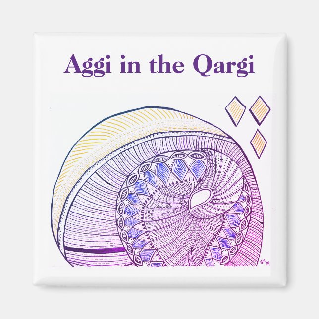 Aggi in the Qargi Magnet (Front)