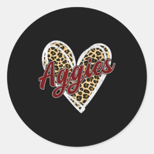 Aggies  classic round sticker