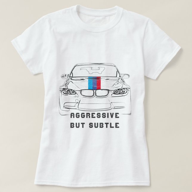 Aggressive But Style Car Women T-Shirt  (Design Front)