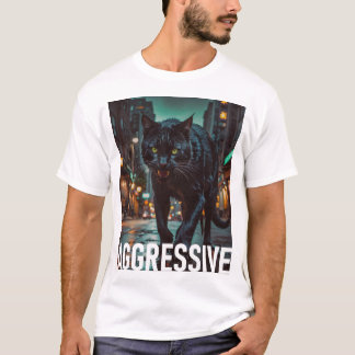 Aggressive Cat T-Shirt