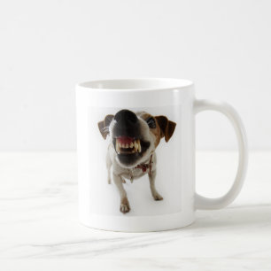 aggressive dog coffee mug