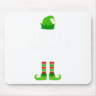 Aggressive Elf Matching Family Group Christmas Paj Mouse Pad