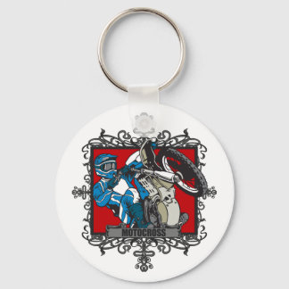 Aggressive Motocross Key Ring