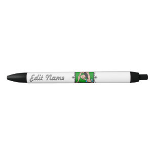 Aggressive Track and Field Black Ink Pen