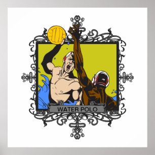 Aggressive Water Polo Poster