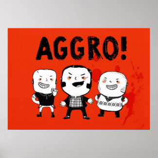 AGGRO Boys don't fear! Poster