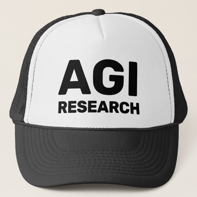 AGI Research™ Trucker Hat (Front)
