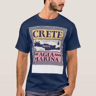 Agia Marina Crete Greece T-Shirt