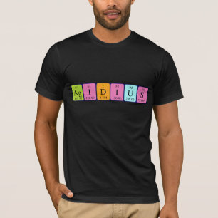 Ägidius periodic table name shirt