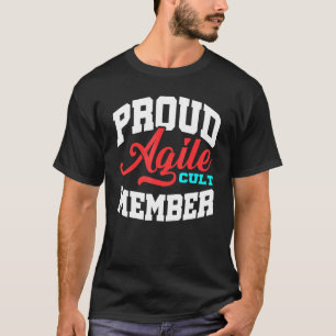 Agile Cult Member Scrum Project Management Pm Coac T-Shirt