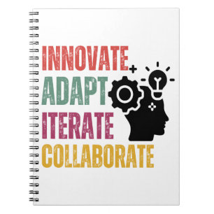 Agile Mindset Core Principles Positive Thinking Notebook