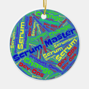 AGILE SCRUM DESIGNS CERAMIC TREE DECORATION