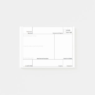 Agile Scrum Story Planning Aid Story Sticky Post-it Notes