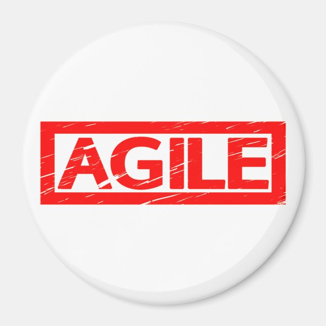 Agile Stamp Magnet (Front)
