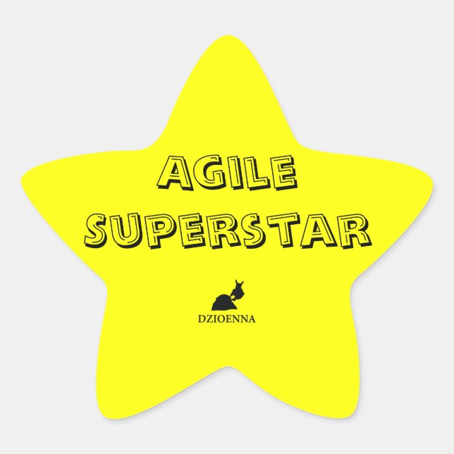 Agile Superstar Stickers (Front)