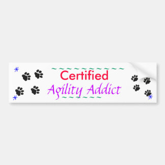 Agility Addict Bumper Sticker