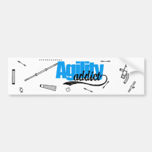 Agility Addict Bumper Sticker