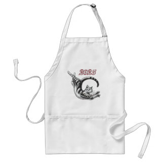 "Agility and Grace of Cats Standard Apron