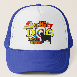 Agility Australian Shepherd Gifts Trucker Hat