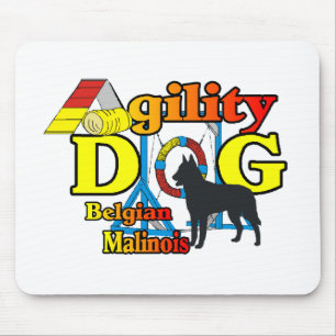 Agility Belgian Malinois Gifts Mouse Pad