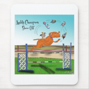 Agility Champion Show Off Mouse Pad