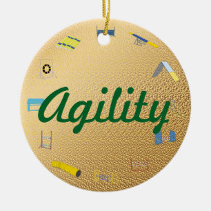 Agility Circle Ceramic Tree Decoration