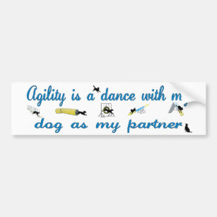 Agility Dance Bumper Sticker