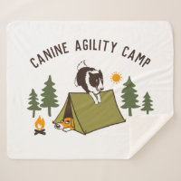 Agility Dog Cute Border Collie Camp Custom