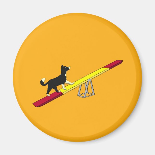 Agility dog magnet (Front)