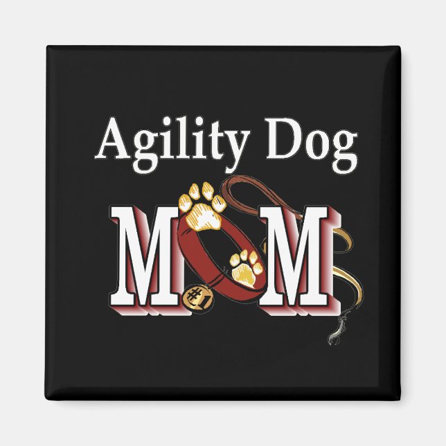 Agility Dog Owners Gifts Magnet (Front)